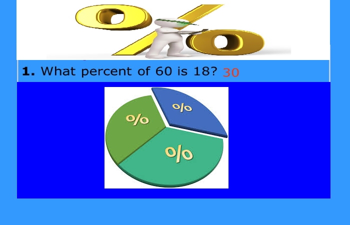 What Percent of 60 is 18 - Definition