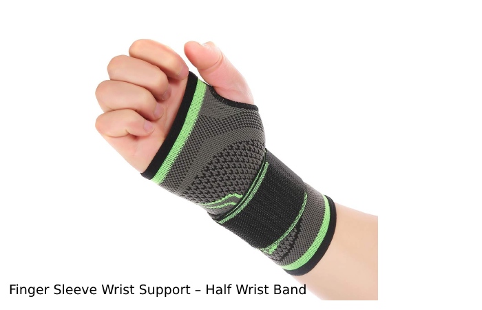 Finger Sleeve Wrist Support – Half Wrist Band