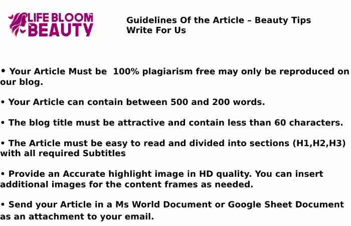 guidelines of article